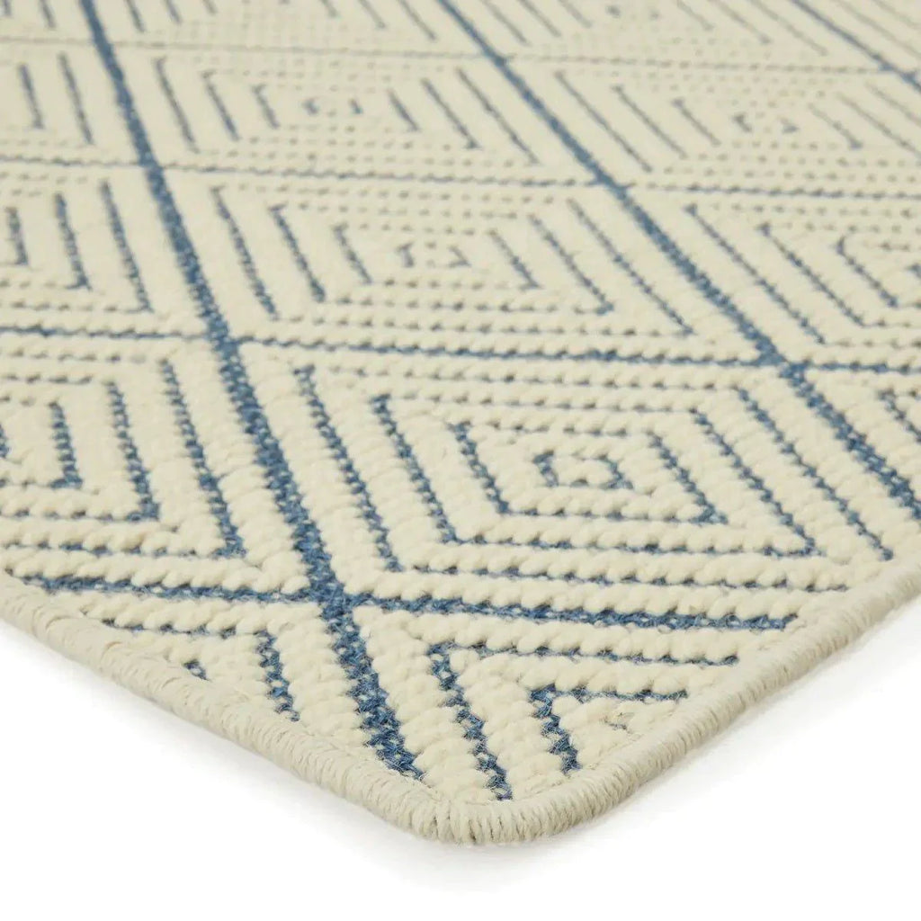 Pacific Area Rug in Blue and White - Rugs - The Well Appointed House