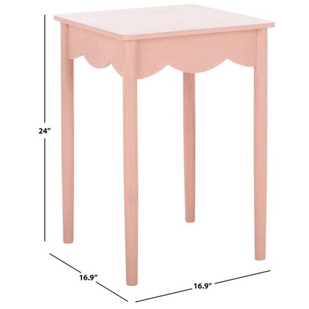Paislyn Accent Table in Pink - The Well Appointed House