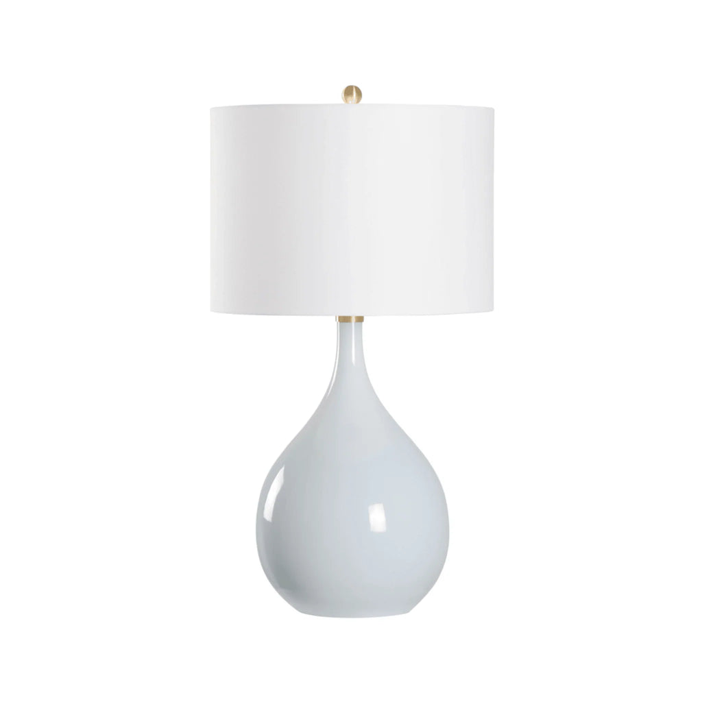Pale Blue Underhill Lamp - Table Lamps - The Well Appointed House