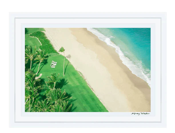Palm Beach Loungers Print by Gray Malin - Photography - The Well Appointed House