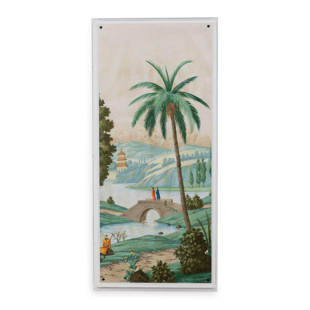 Palm Paysage I Framed Wall Art - Paintings - The Well Appointed House
