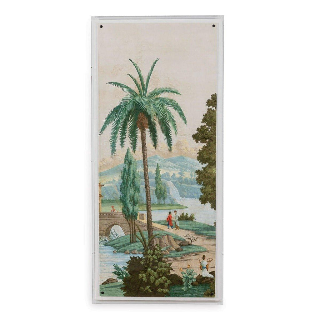 Palm Paysage II Framed Wall Art - Paintings - The Well Appointed House