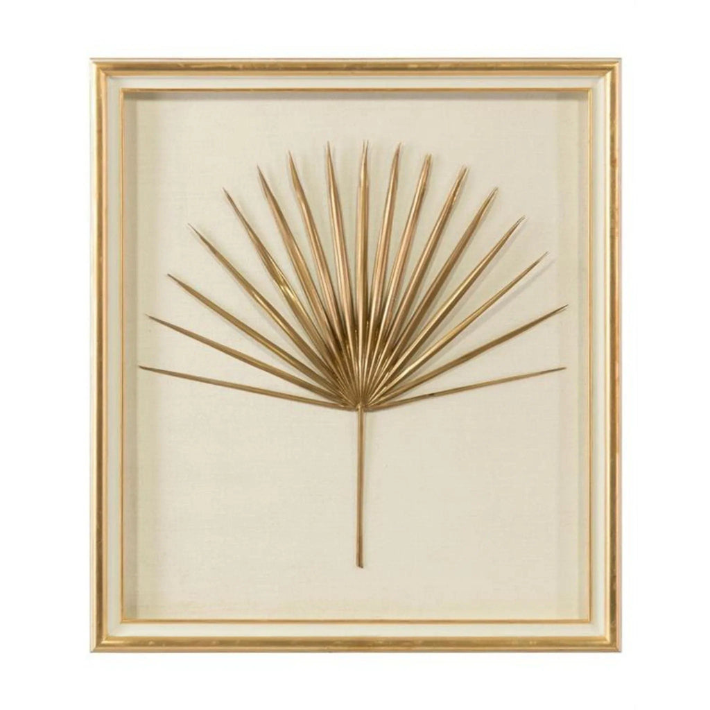 Palmetto Frond I Framed Wall Art - Paintings - The Well Appointed House