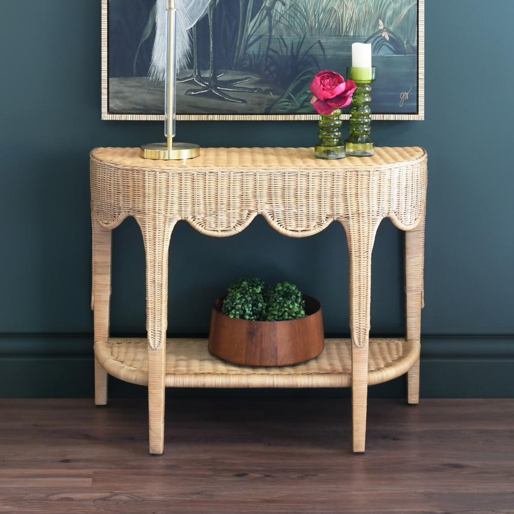 Paloma Demi Lune Console Table - The Well Appointed House