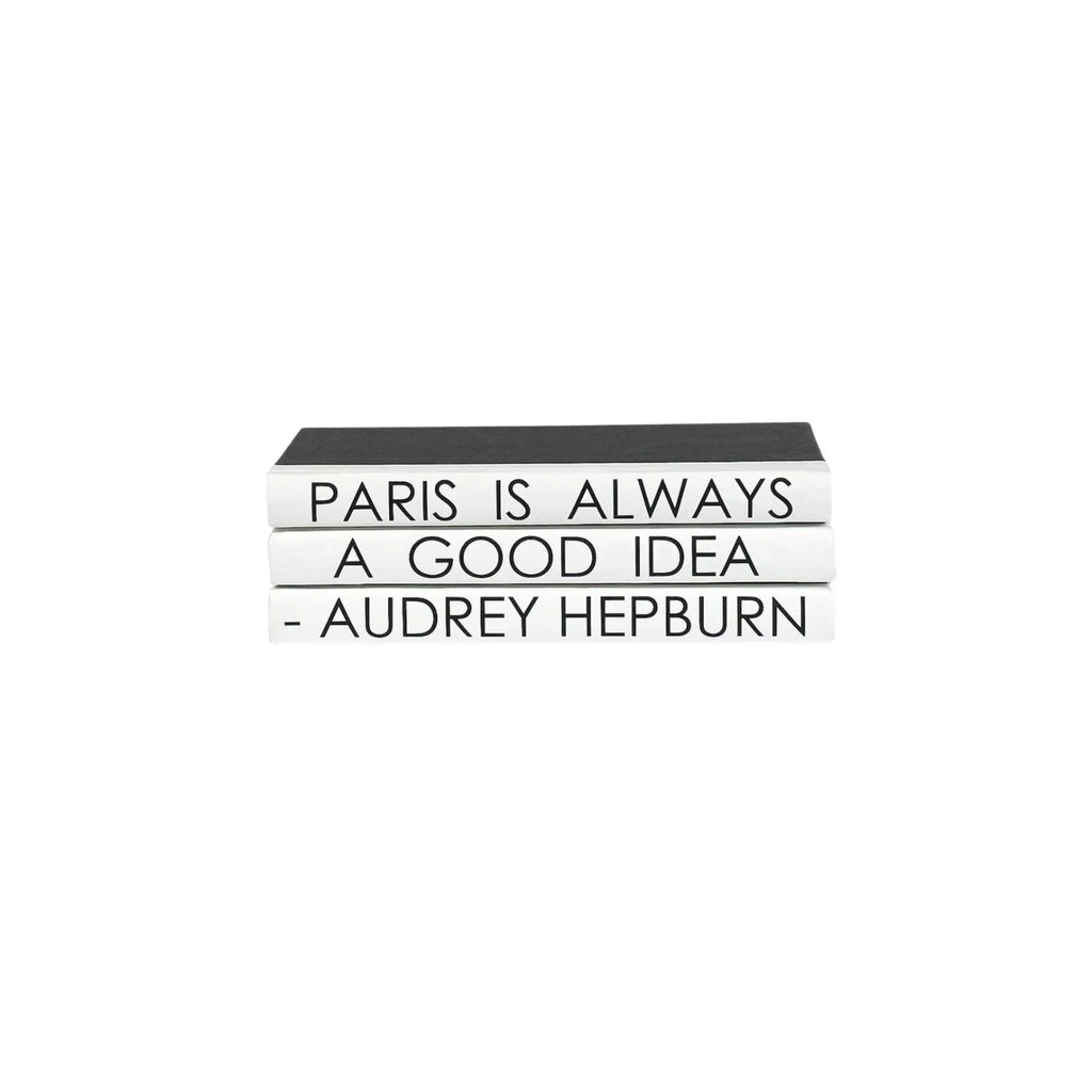 "Paris Is Always A Good Idea" Decorative Book Set - Books - The Well Appointed House
