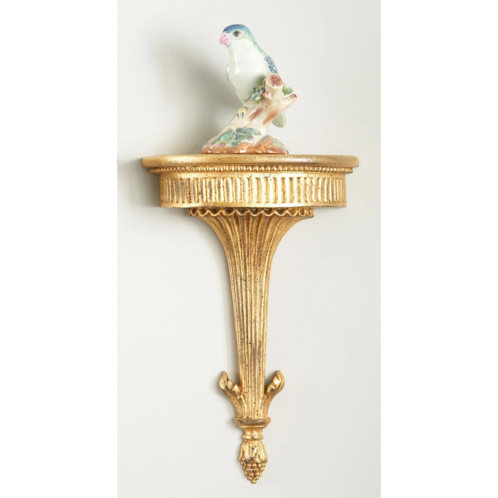 Park Street Wall Bracket in Antique Gold Leaf - Wall Shelves - The Well Appointed House