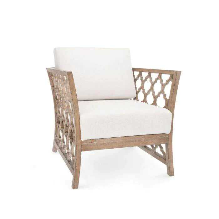 Parkan Driftwood Club Chair in Cape Lilac Mahogany - Accent Chairs - The Well Appointed House