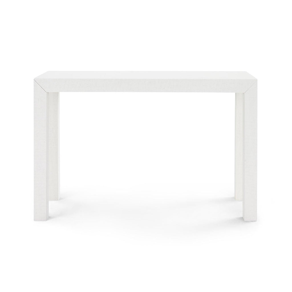 Parsons Console Table in Grasscloth - Desks & Desk Chairs - The Well Appointed House