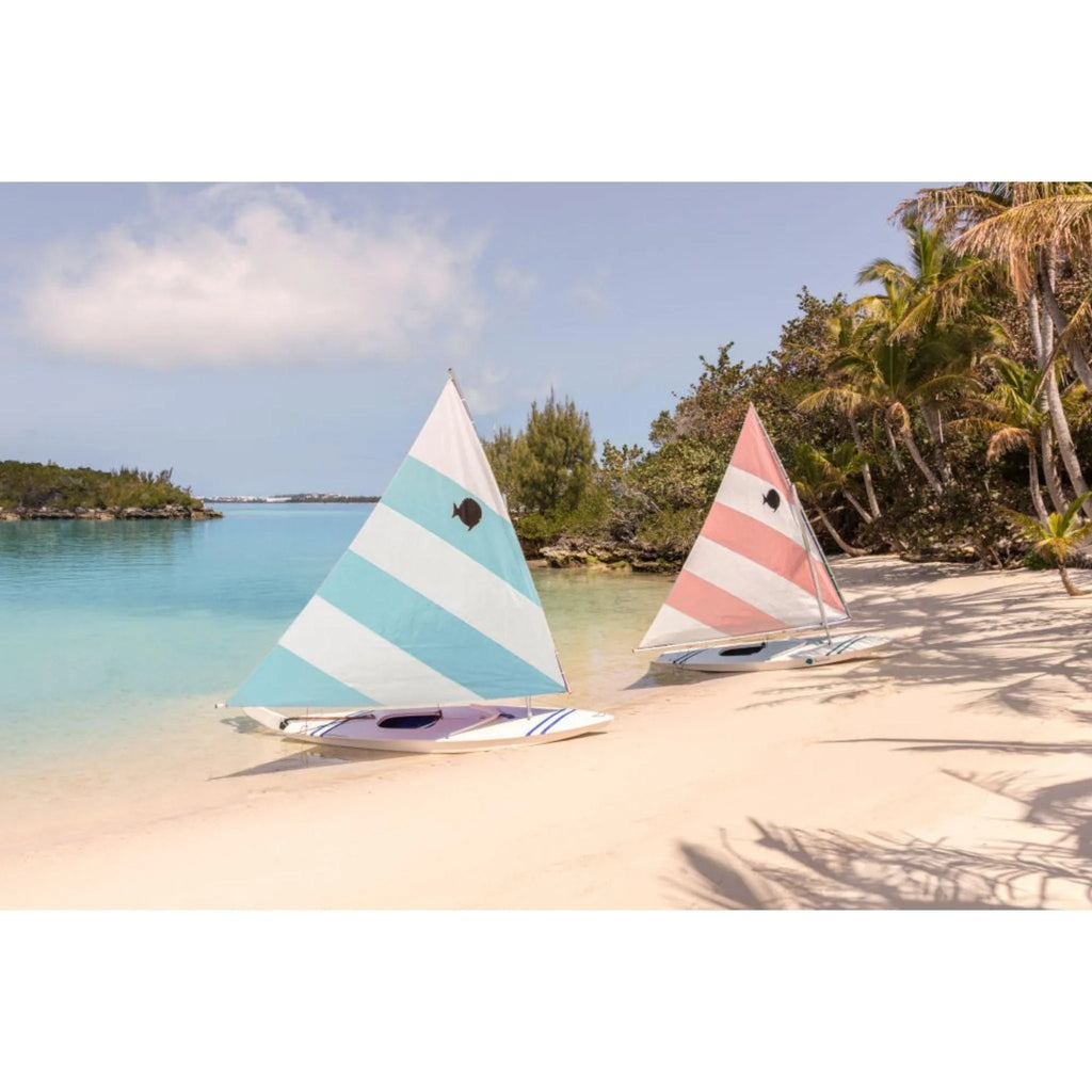 Pastel Blue and Pink Sailboats, Tucker's Town Print by Gray Malin - Photography - The Well Appointed House