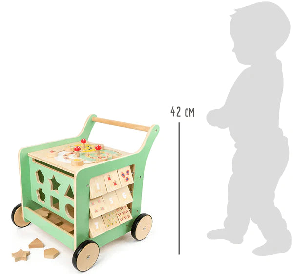 Pastel Green "Move It" Walker For Babies - Little Loves Walkers Wagons & Push Toys - The Well Appointed House