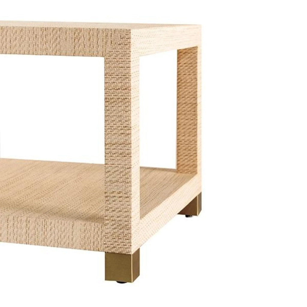 Patricia Coffee Table in Natural Grasscloth - Coffee Tables - The Well Appointed House