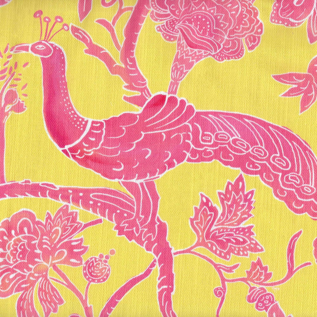 Peacock Batik Pillow Cover in Peony - The Well Appointed House