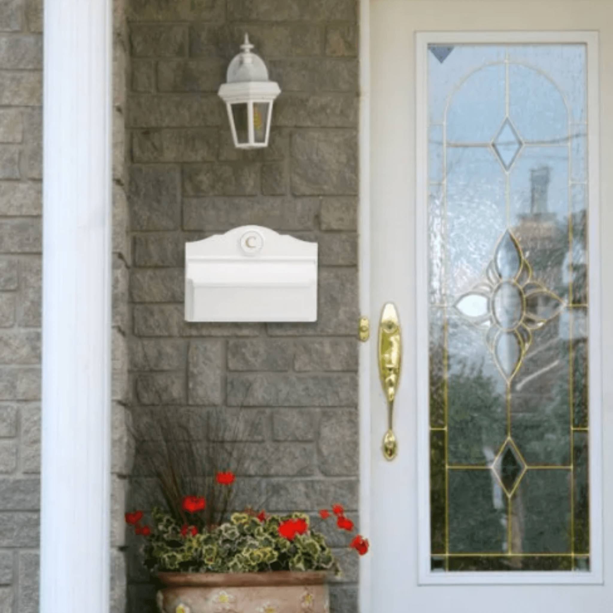 Personalized Colonial Wall Mailbox With Monogram – Available in Multip ...