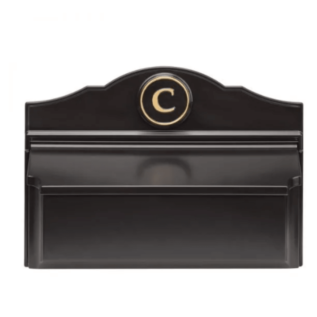 Personalized Colonial Wall Mailbox With Monogram – Available in Multip ...