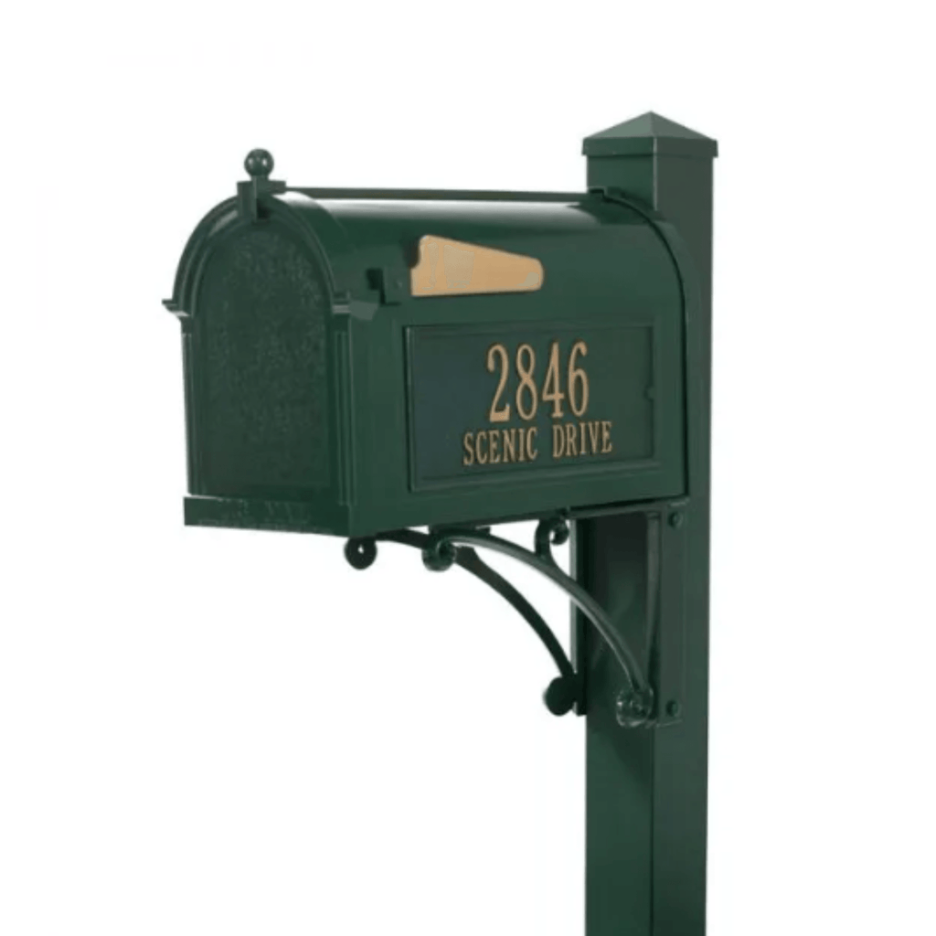 Personalized Superior Mailbox Package – Available in Multiple Finishes - Address Signs & Mailboxes - The Well Appointed House