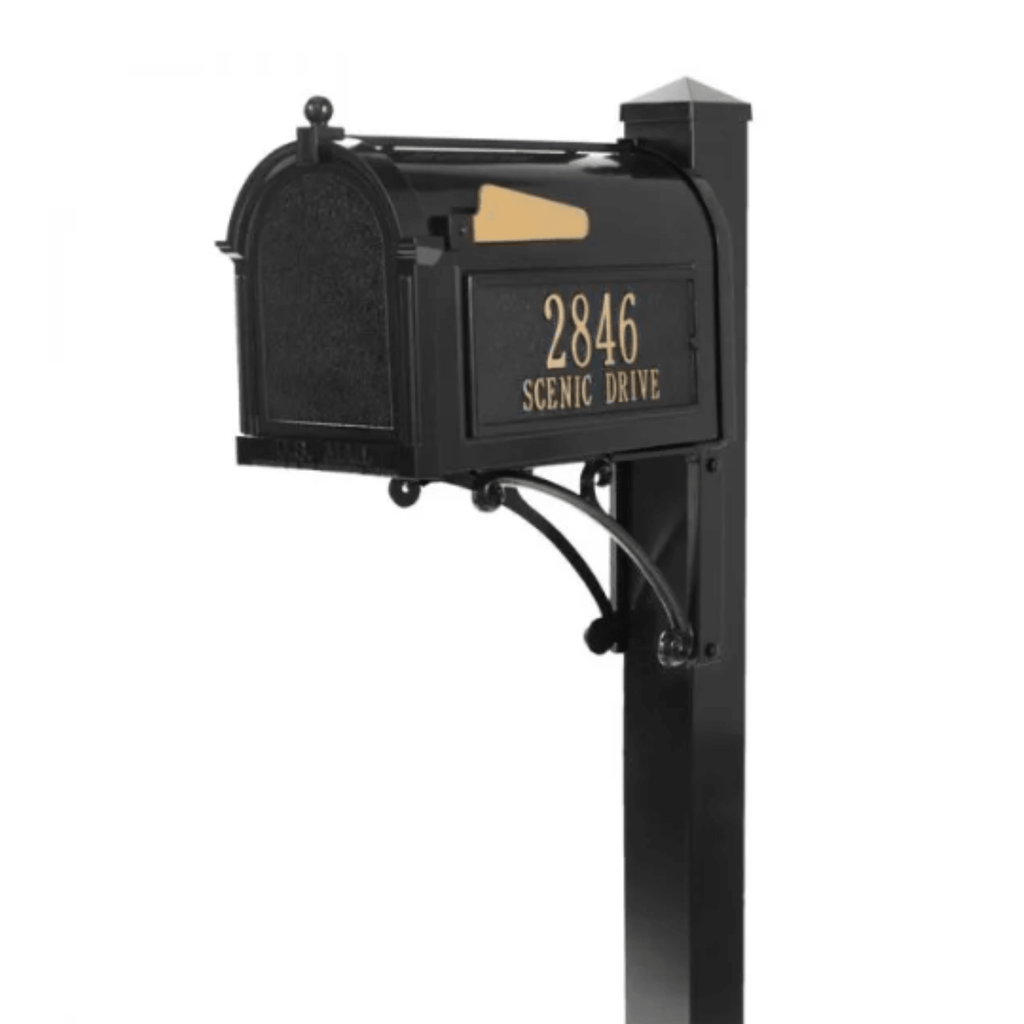 Personalized Superior Mailbox Package – Available in Multiple Finishes - Address Signs & Mailboxes - The Well Appointed House