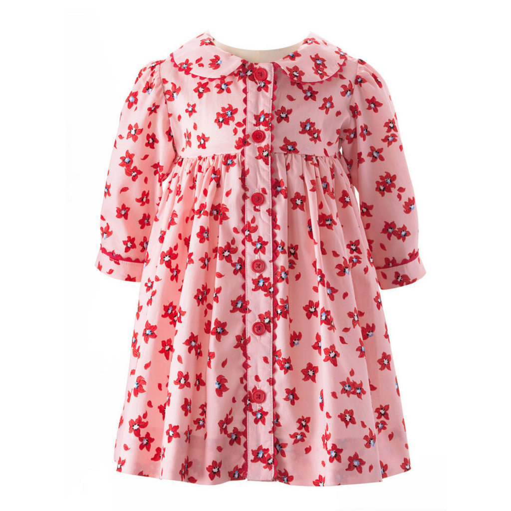 Rachel Riley Petal Button-Front Dress & Bloomers - The Well Appointed House