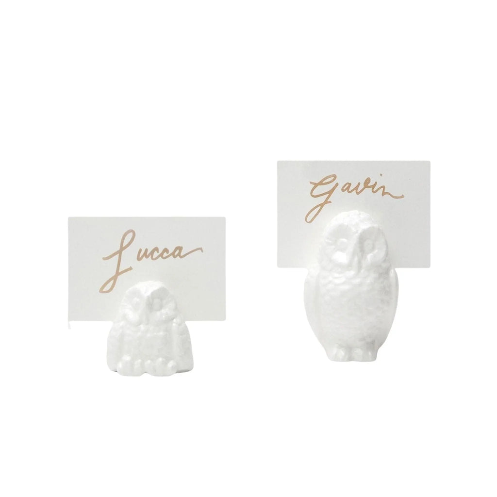 Petite Owl Place Card Holders - Placecard Holders - The Well Appointed House