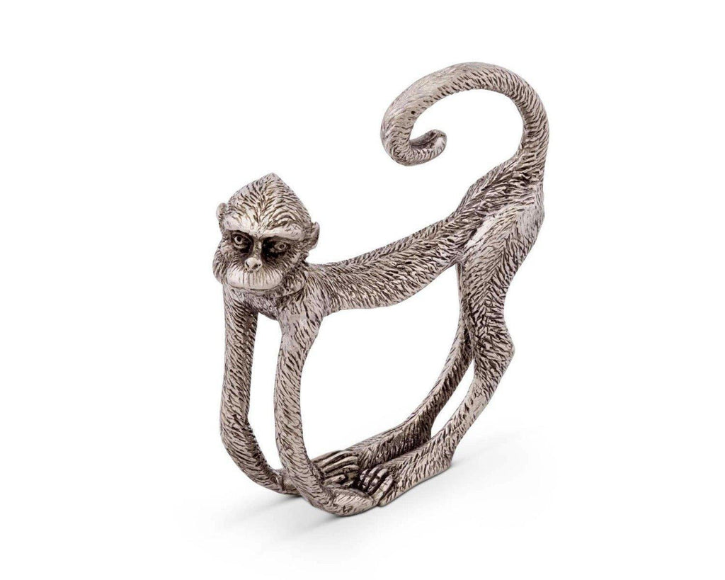 Pewter Monkey Napkin Ring - Napkin Rings - The Well Appointed House