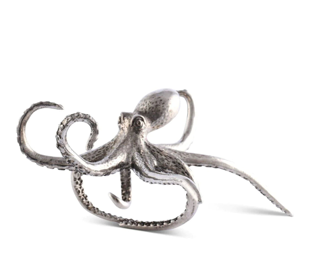 Pewter Octopus Napkin Ring - Napkin Rings - The Well Appointed House