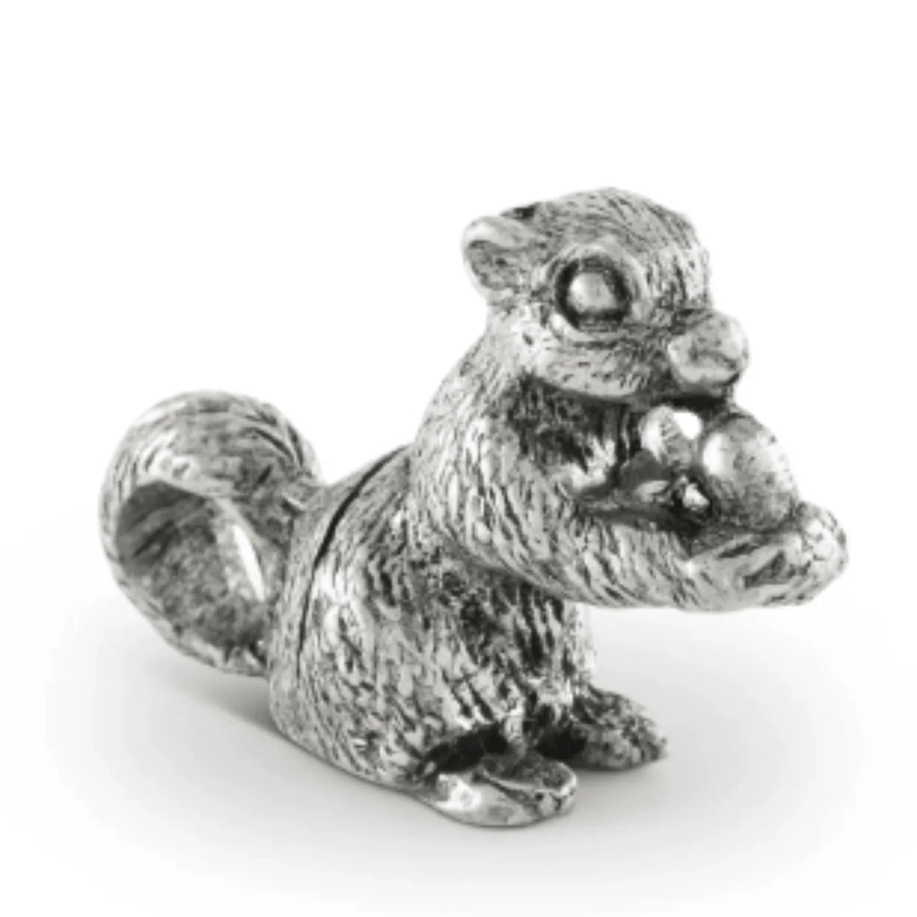 Pewter Squirrel Place Card Holder - Placecard Holders - The Well Appointed House