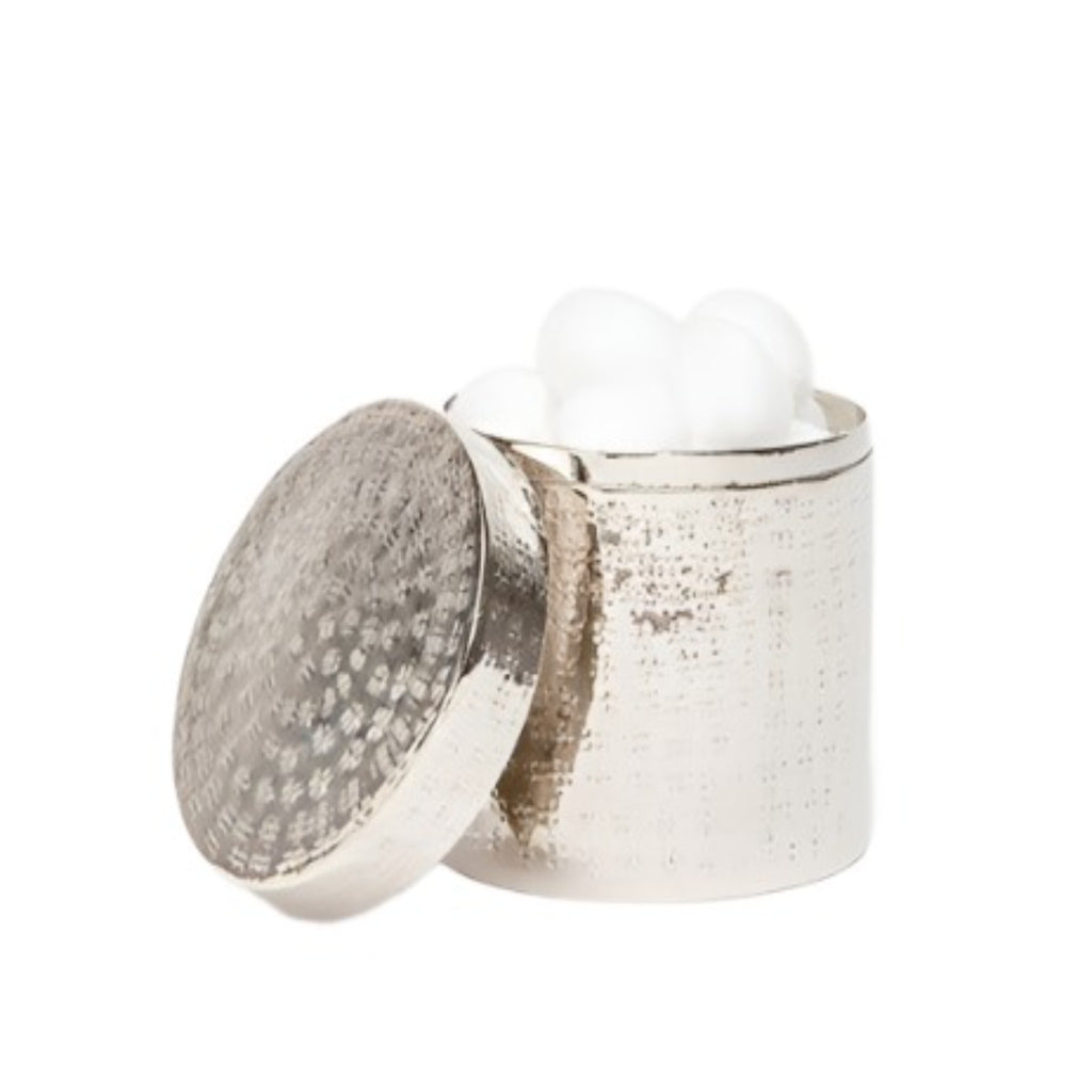 Pigeon & Poodle Buren Hammered Nickel Bathroom Canister - Bath Accessories - The Well Appointed House