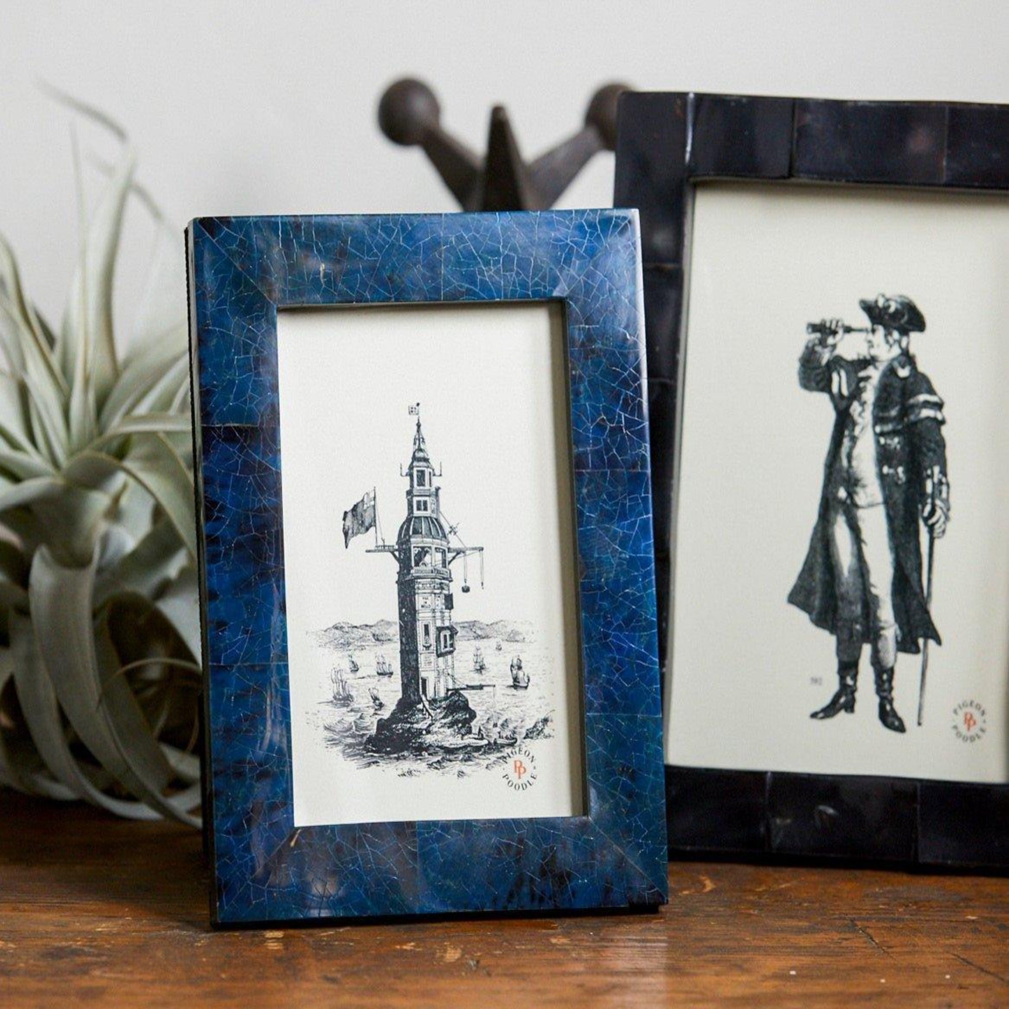 Penshell Frame Dark Blue Pen Shell Colmar Picture Frame in Three Different Sizes – The ...
