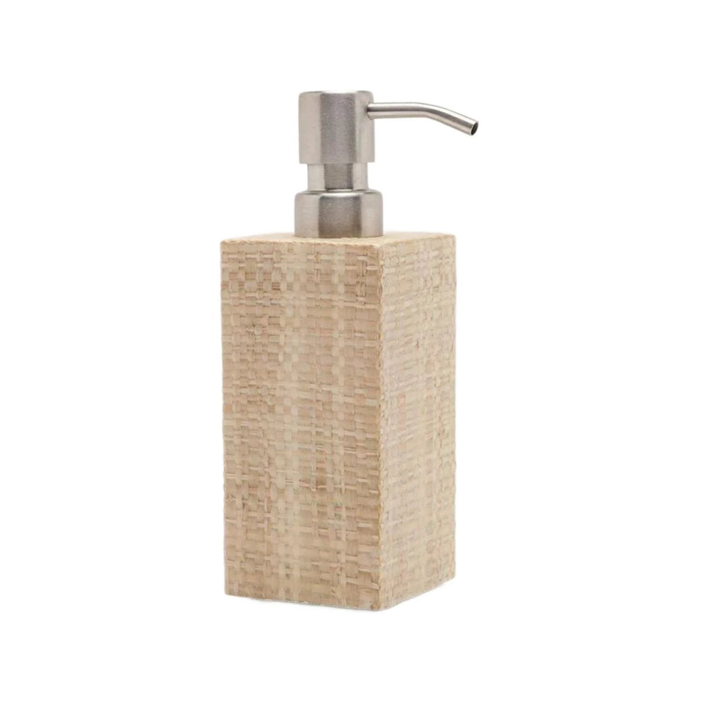 Pigeon & Poodle Ghent Woven Raffia Soap Pump - Bath Accessories - The Well Appointed House