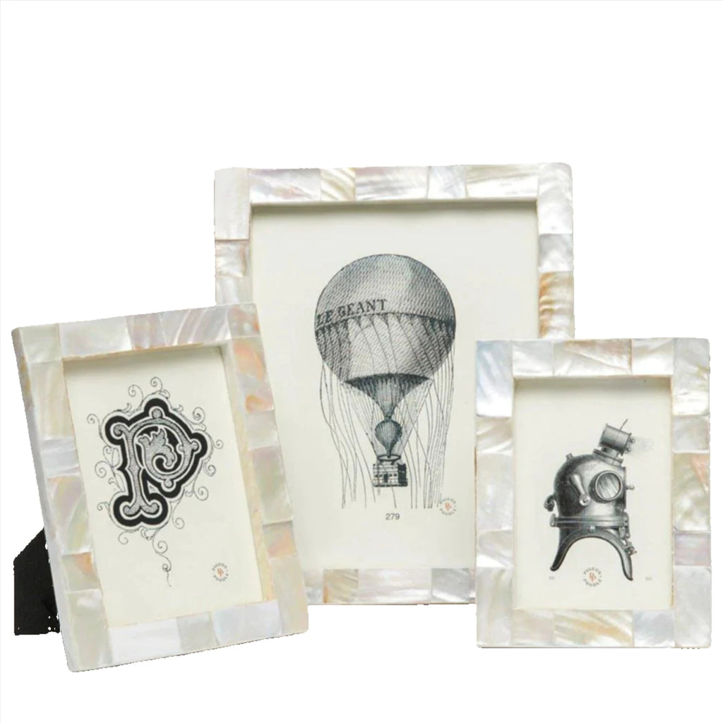 Kabibe Shell Lesina Frame in Three Different Sizes – The Well Appointed ...