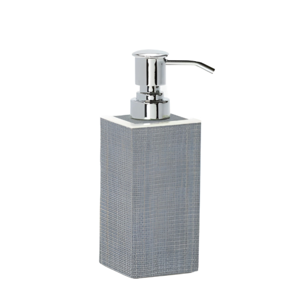 Pigeon & Poodle Maranello Steel Blue Soap Pump Dispenser - Bath Accessories - The Well Appointed House