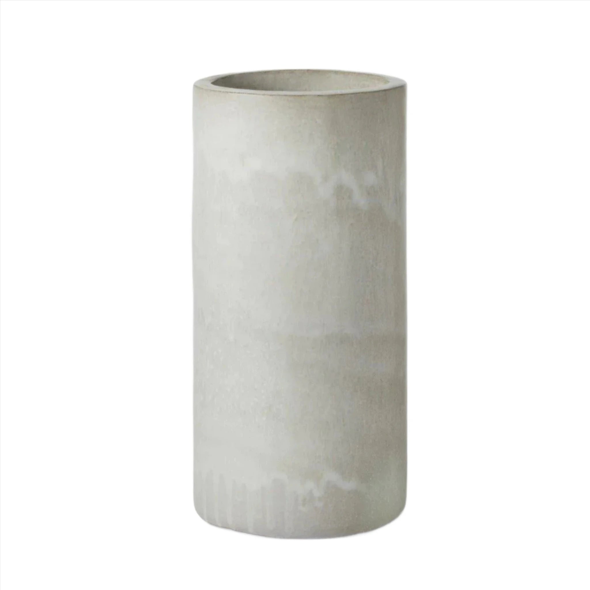 ceramic patio umbrella stand Maribo Ceramic Rustic White Stoneware Umbrella Stand