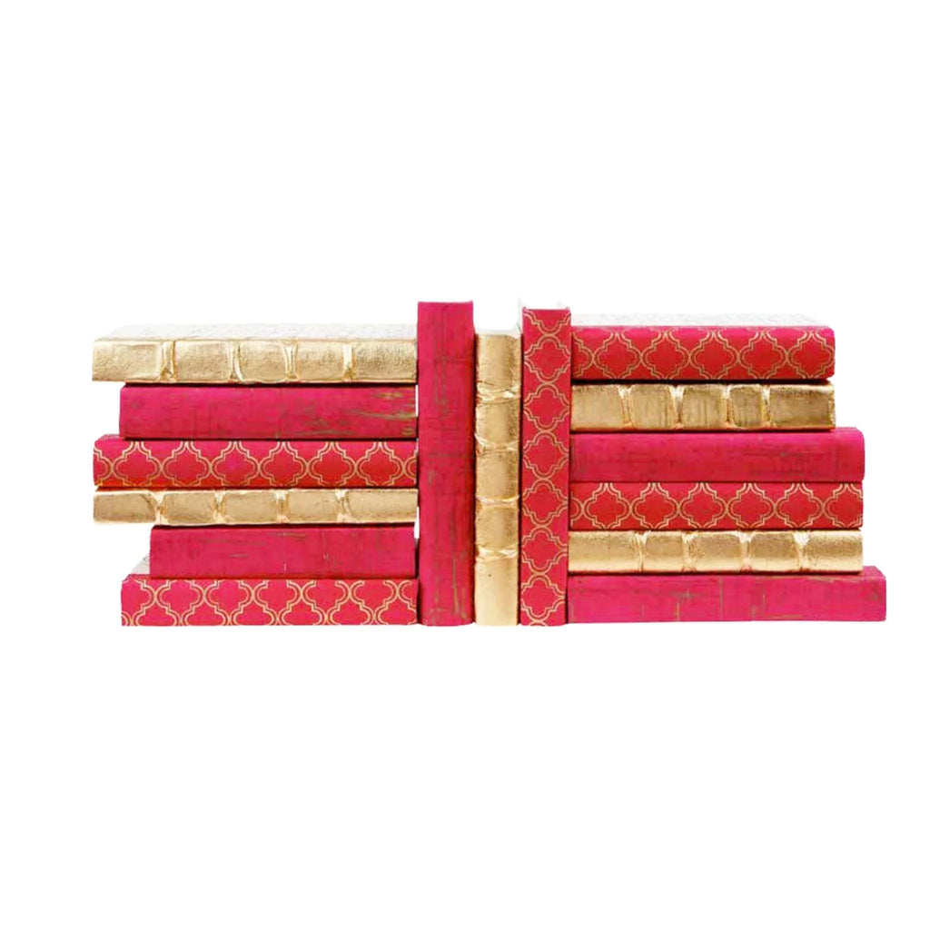 Pink and Gold Mix Decorative Book Set - Books - The Well Appointed House