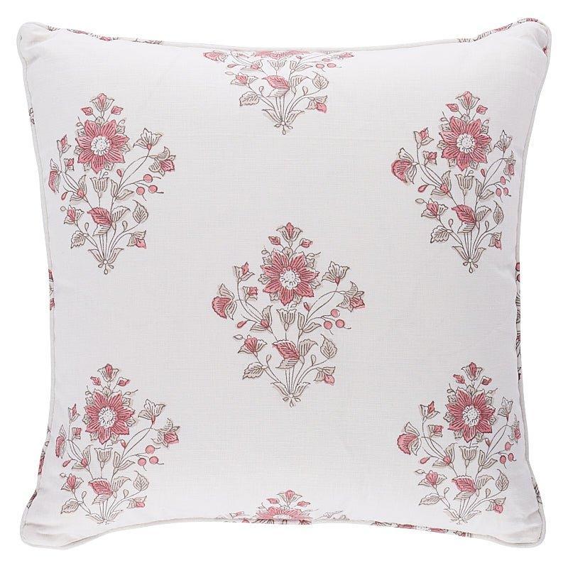 Pink & White Beatrice Bouquet 20" Throw Pillow - Little Loves Pillows - The Well Appointed House