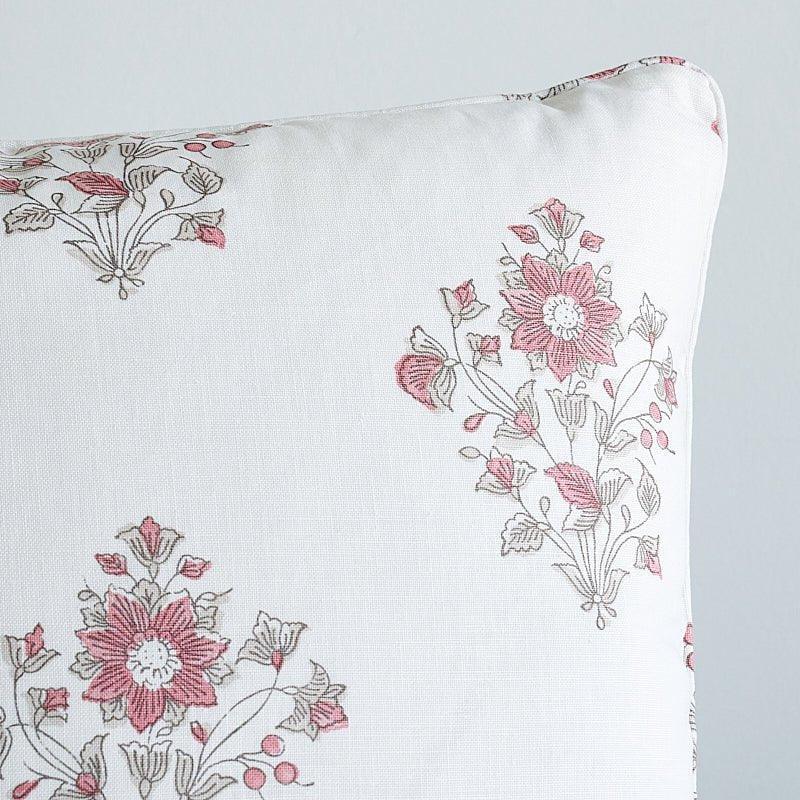 Pink & White Beatrice Bouquet 20" Throw Pillow - Little Loves Pillows - The Well Appointed House