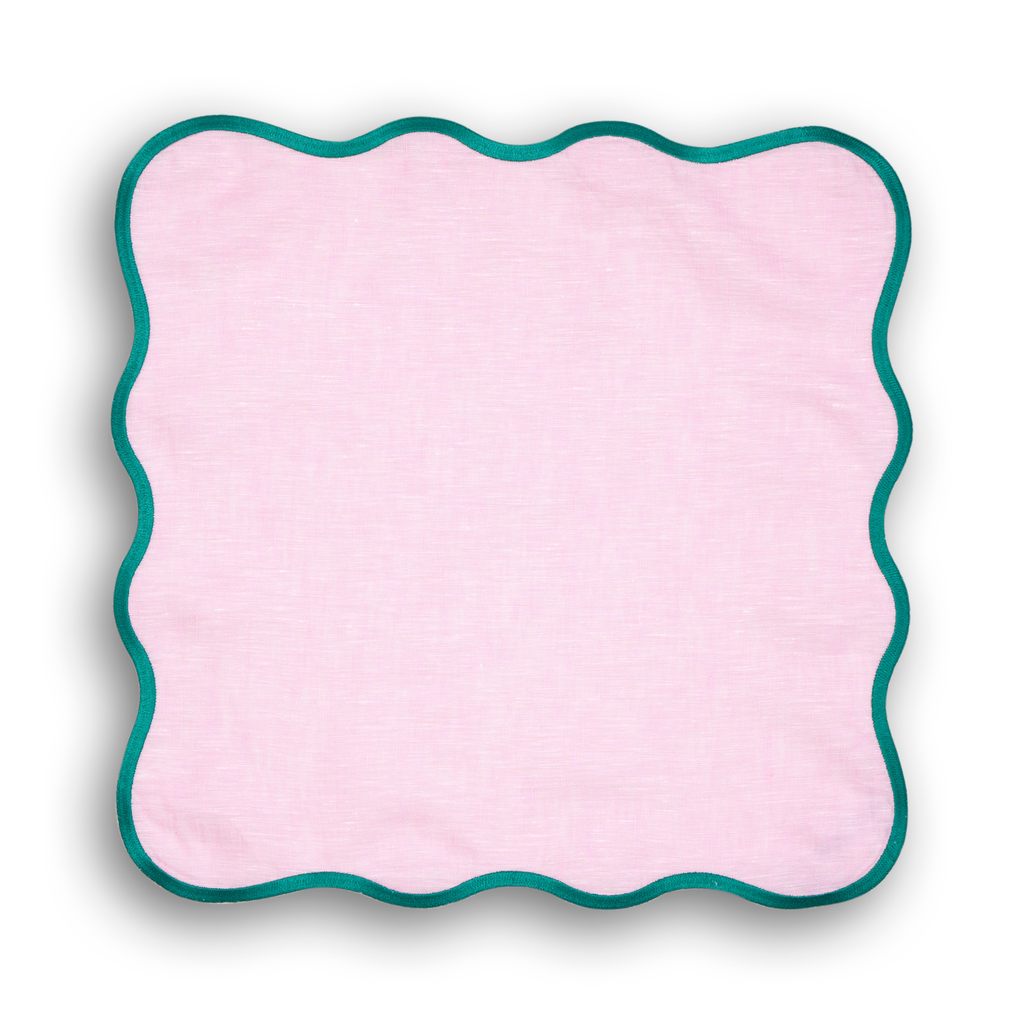 Set of 4 Scalloped Edge Lucia Napkins - The Well Appointed House