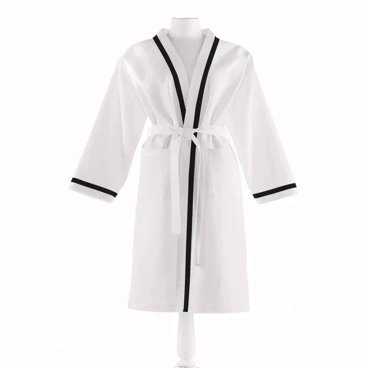 Pique Bathrobe - Robes & Pajamas - The Well Appointed House
