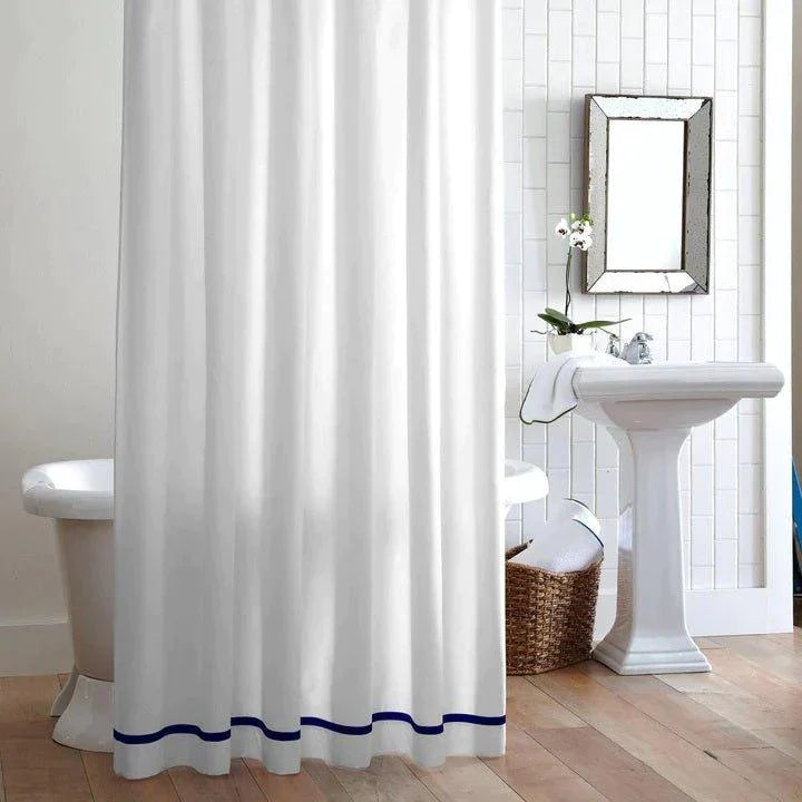 Pique II Tailored Shower Curtain - Shower Curtains - The Well Appointed House