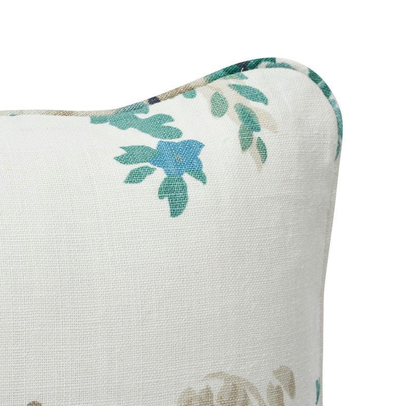 Plaisirs De La Chine 18" Corded Linen Throw Pillow - Pillows - The Well Appointed House