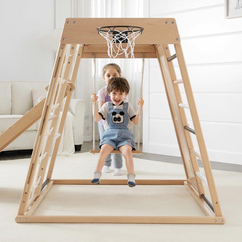 Play At Home Indoor Beech Wood Activity Gym - Little Loves Playhouses Tents & Treehouses - The Well Appointed House