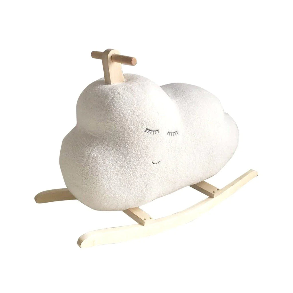 Plush Cloud Shaped Rocker For Kids - Little Loves Rockers & Rocking Horses - The Well Appointed House