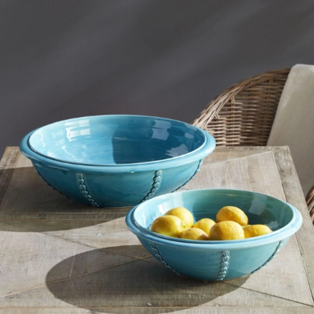 Positano Aqua Decorative Bowl - Decorative Bowls - The Well Appointed House