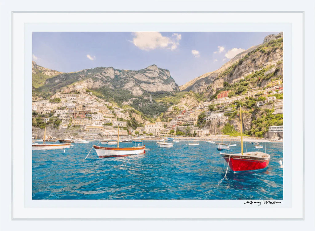Positano Boats Print by Gray Malin - Photography - The Well Appointed House