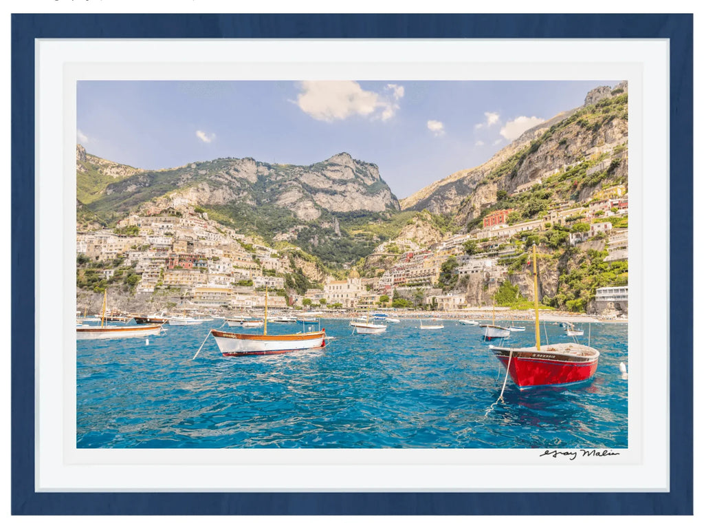 Positano Boats Print by Gray Malin - Photography - The Well Appointed House