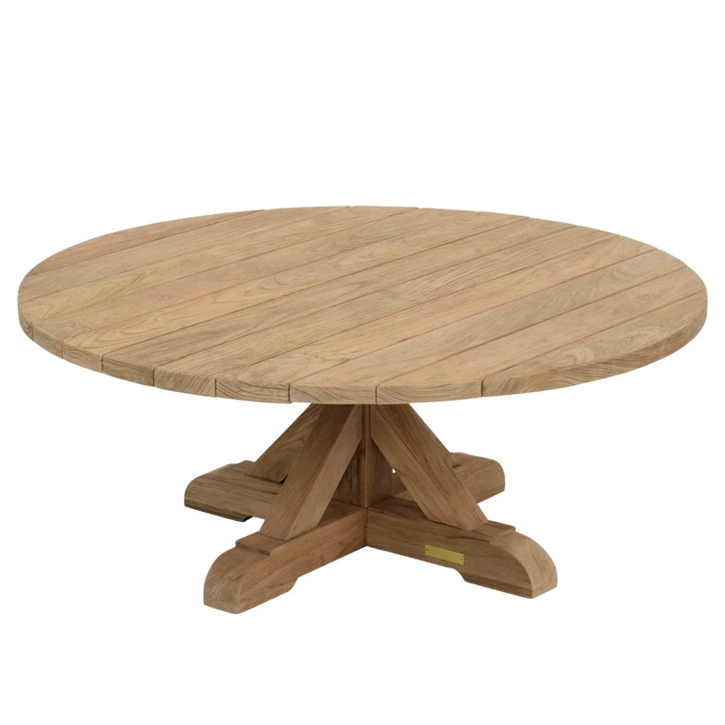 Provence Round Outdoor Coffee Table - Outdoor Coffee & Side Tables - The Well Appointed House