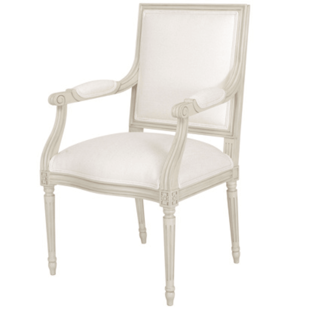 Prytania Arm Chair With Crypton Upholstery - Dining Chairs - The Well Appointed House
