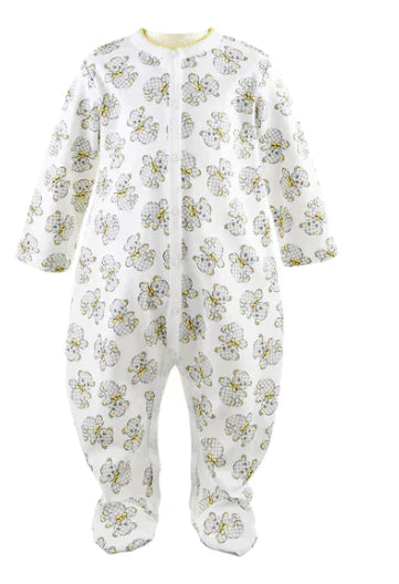 Rachel Riley Grey Gingham & Teddy Bear Baby Gift Set - Available in Infant Sizes - Baby Boy Clothing - The Well Appointed House