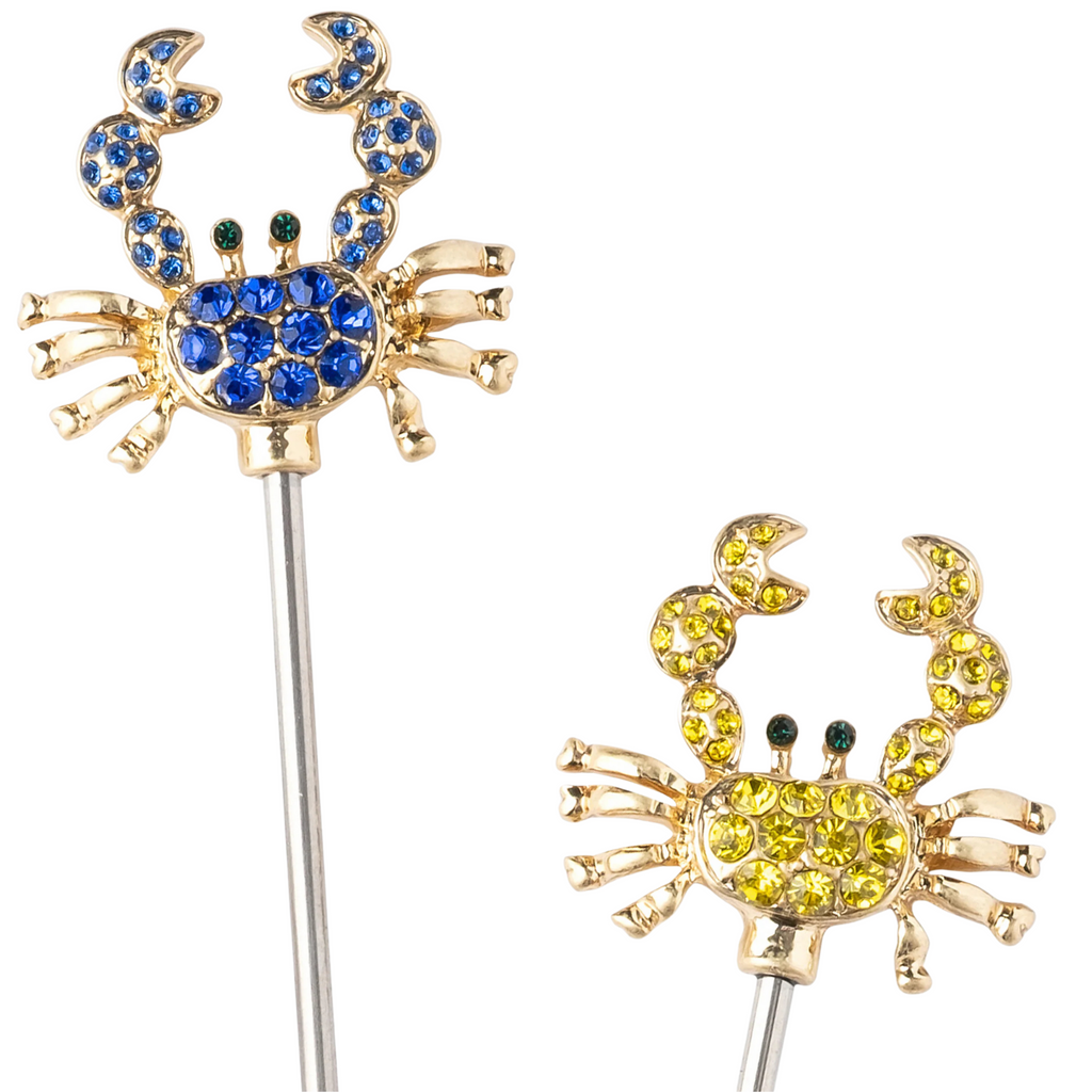 Crab cocktail picks, rainbow - The Well Appointed House 