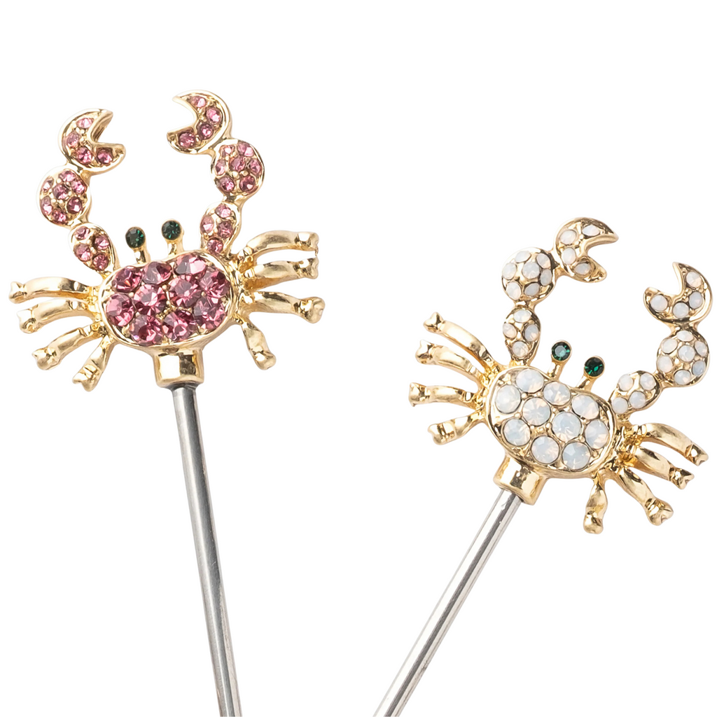 Crab cocktail picks, rainbow - The Well Appointed House 