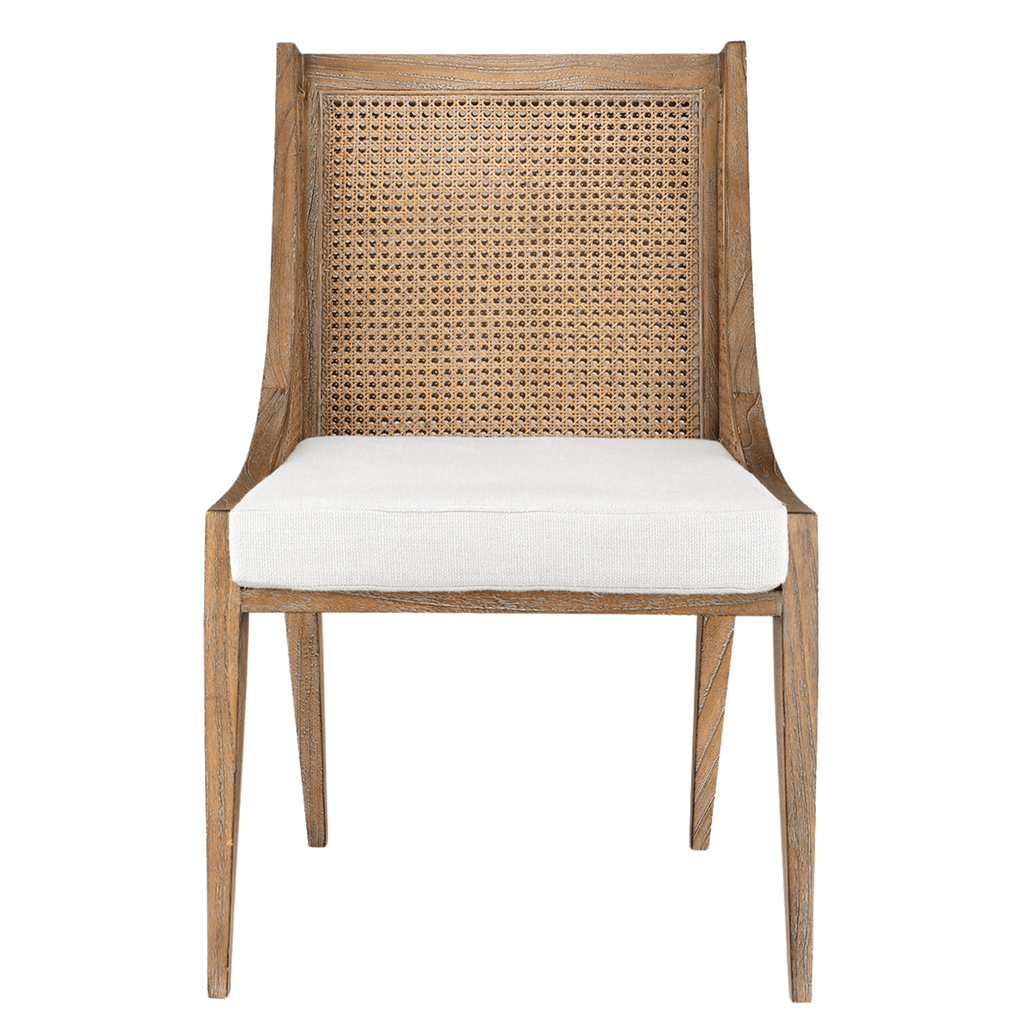 Raleigh Caned Armchair Chair in Driftwood - Dining Chairs - The Well Appointed House