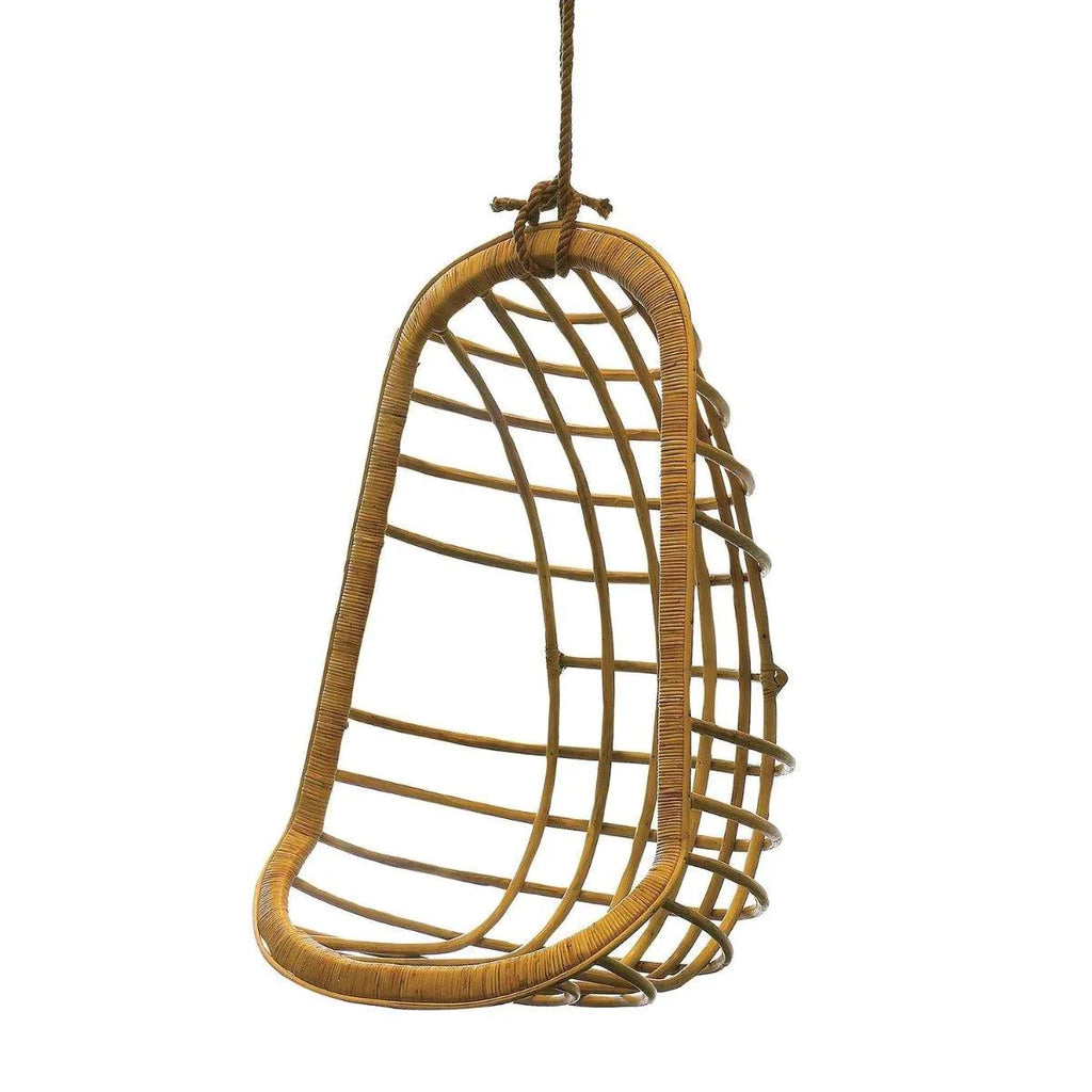 Rattan Hanging Chair in Caramel - Little Loves Accent Chairs & Stools - The Well Appointed House